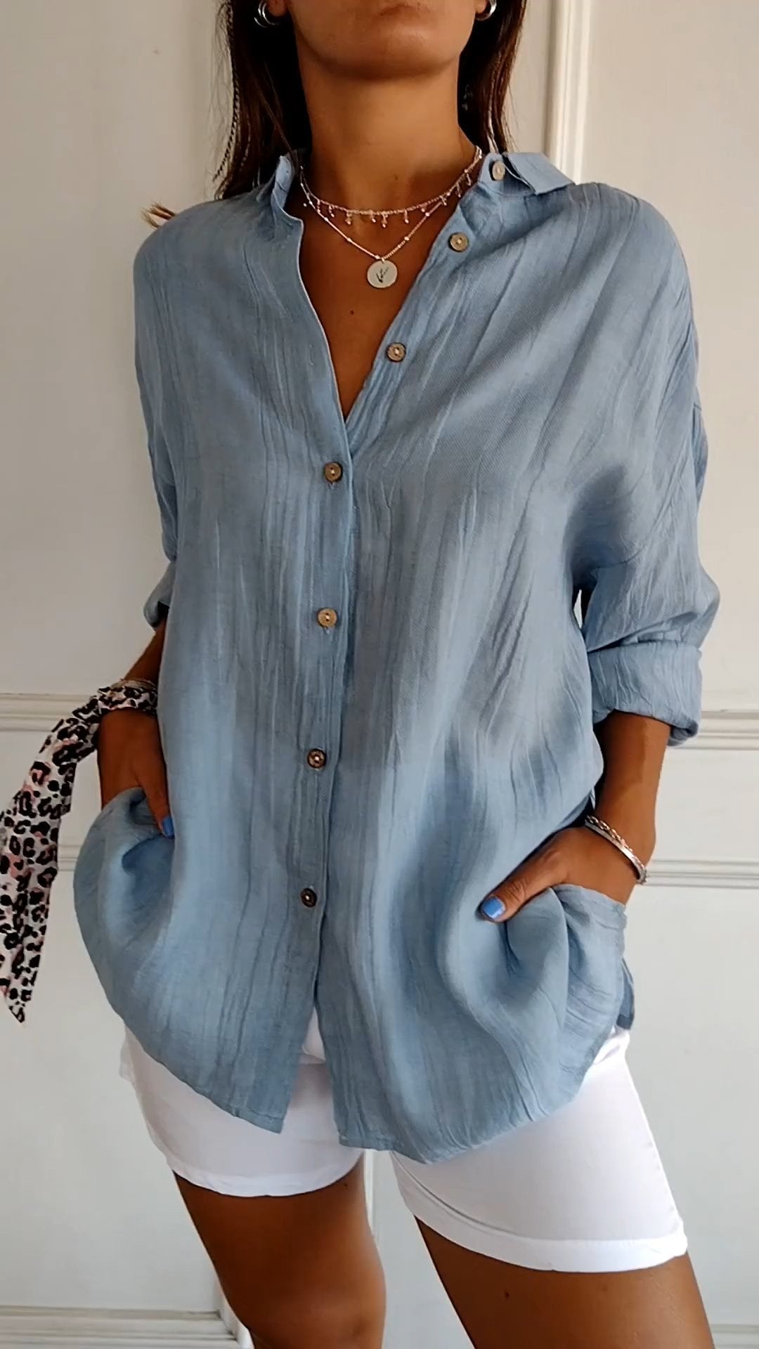 Loszittende damesblouse; luchtig en elegant. Perfect voor comfortabele, modieuze vrouwenmode.