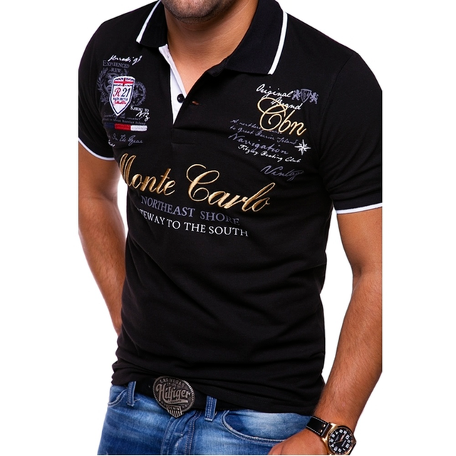 Hoogwaardige heren polo shirt met knoopkraag, modern design voor de stijlvolle man. Comfortabel draagcomfort.