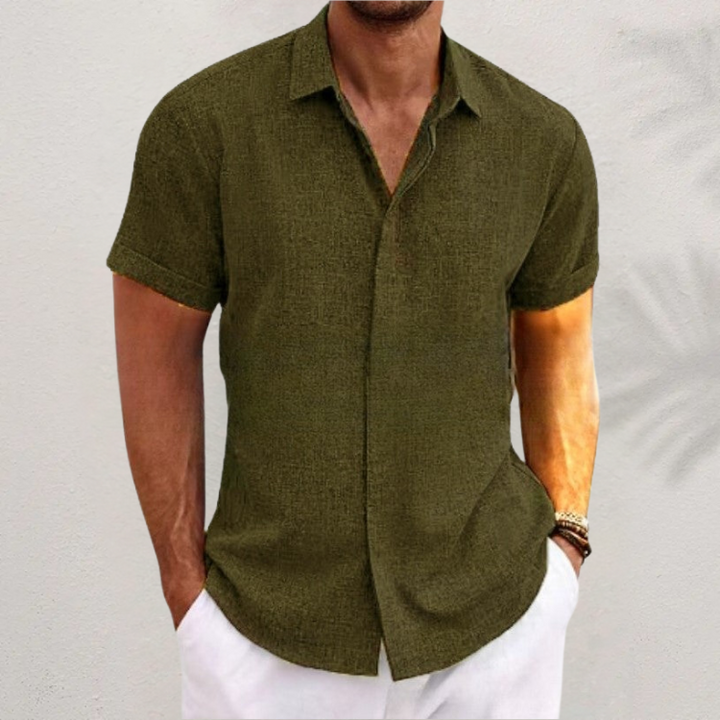 Stijlvol heren zomerhemd, perfect als casual overhemd voor elke vakantiebestemming.