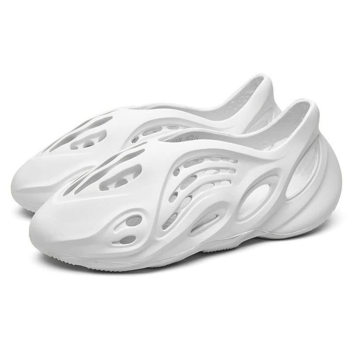 Rode heren luchtige zomerschoenen, comfortabele ademende instappers perfect voor casual outfits in de zomer.