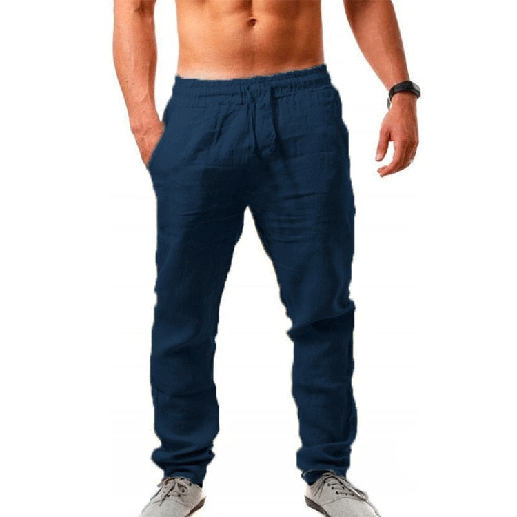 Veelzijdige heren strandbroek, luchtig en comfortabel voor zonnige dagen en vakanties.