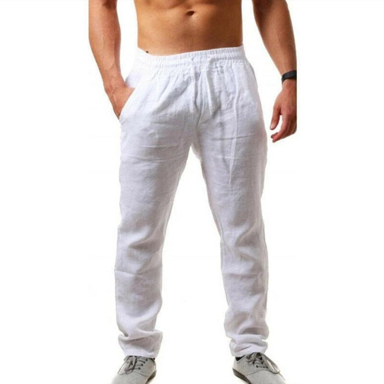 Stijlvolle casual heren zomerbroek, perfect voor ontspannen dagen of strand.
