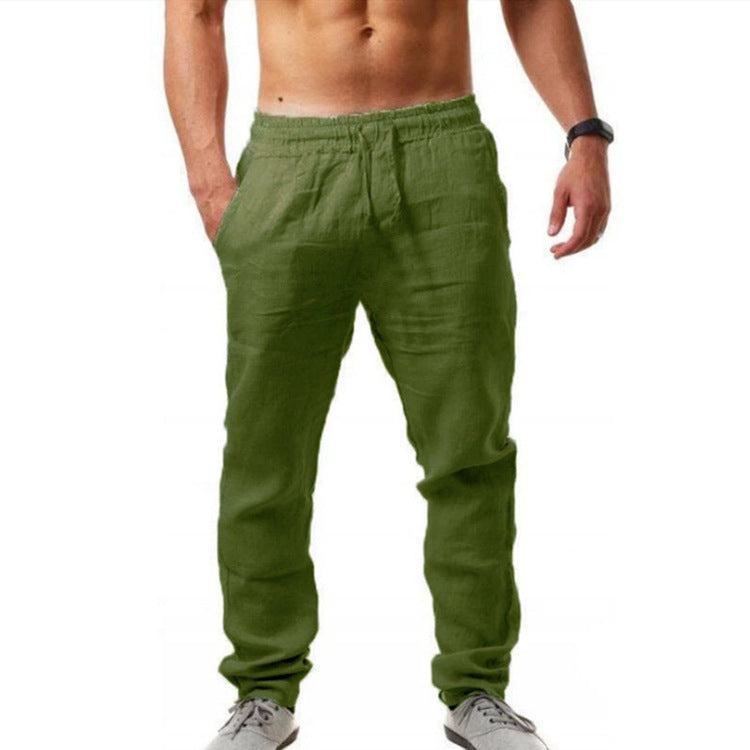 Ademende heren zomerbroek, ultiem comfortabel en lichtgewicht voor warme zomers.