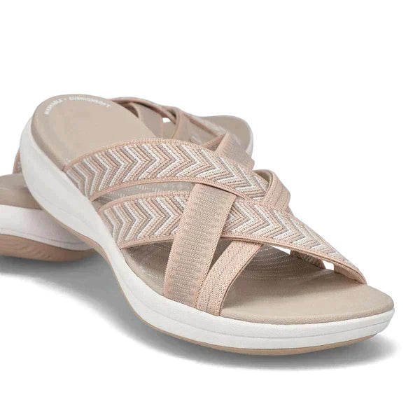 Comfortabele Lina dames slippers met ergonomisch design; perfecte sandalen voor langdurig voetcomfort.