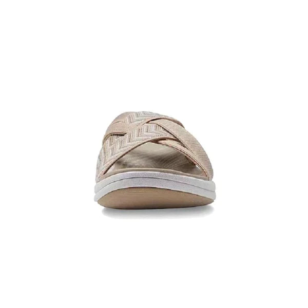 Zomerschoenen: Lina dames slippers met schokabsorberend voetbed voor ultiem comfort en ontspanning.