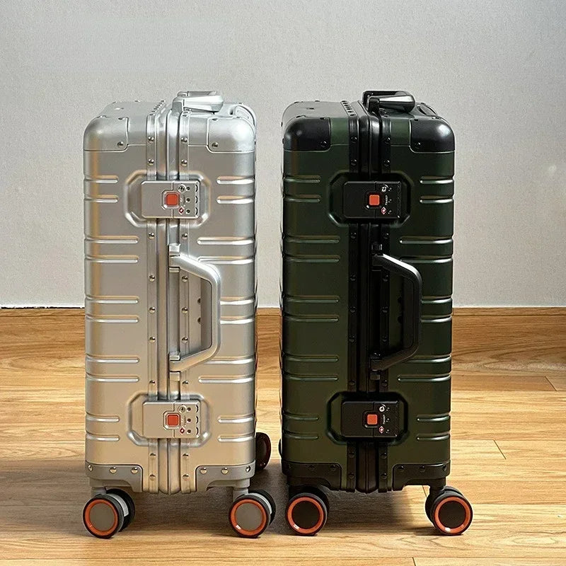 Sterke, duurzame aluminium harde koffer 'Oslo' van magnesiumlegering, ideaal voor frequente reizen.