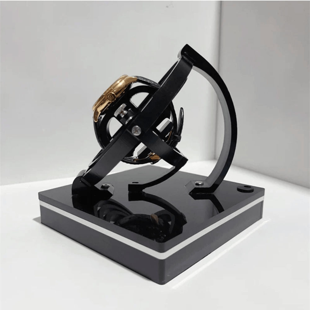 Stijlvolle horlogeopwinder van hoogwaardig materiaal, een luxe displaydoos voor automatische uurwerken.