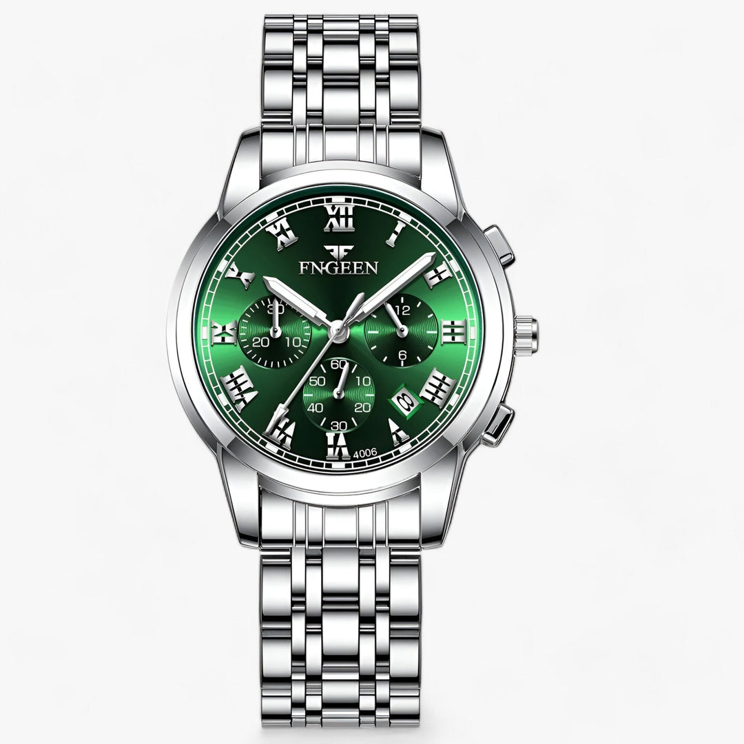 Exclusief dameshorloge Clémence, gemaakt van titanium. Luxe, elegant en waterbestendig quartz horloge voor vrouwen.