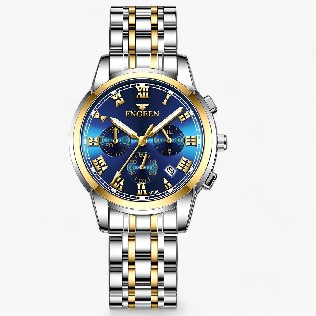 Minimalistisch titanium dameshorloge Clémence, luxe en waterbestendig. Elegant quartz horloge voor moderne vrouwen.