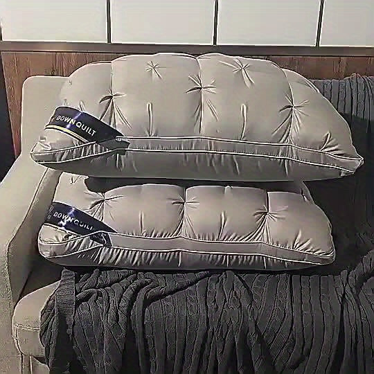 Luxe ergonomisch neksteun hoofdkussen van traagschuim voor optimaal slaapcomfort en betere nachtrust.