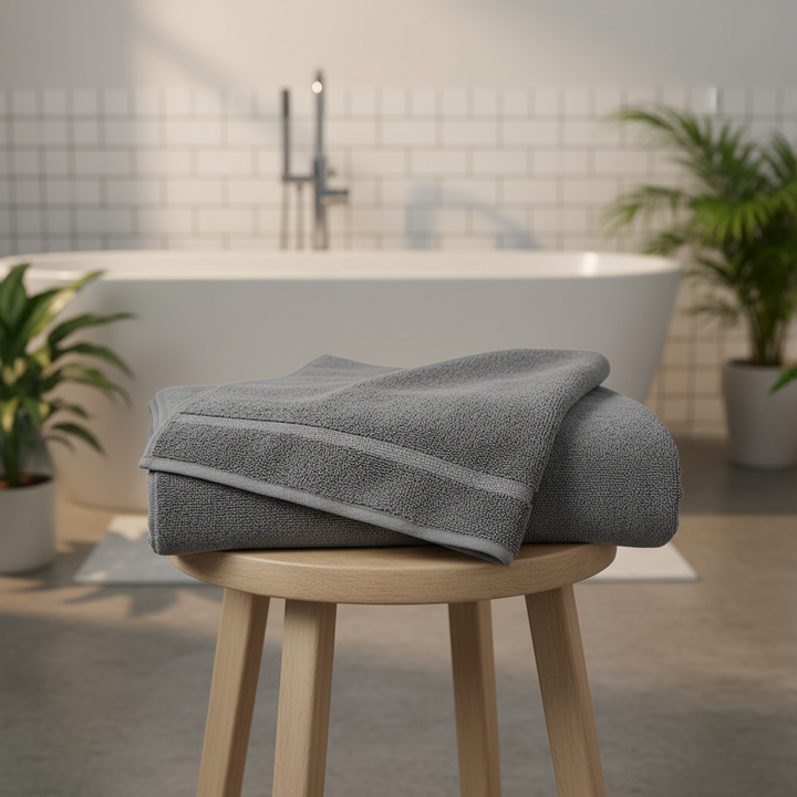 Luxe extra grote microvezel badhanddoekenset voor ultiem comfort in de badkamer.