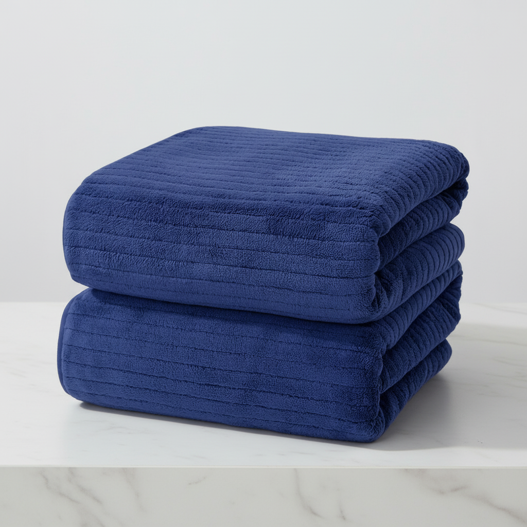 TowelMirage luxe badhanddoekenset, extra grote en zachte microvezel handdoeken voor comfort in de badkamer.
