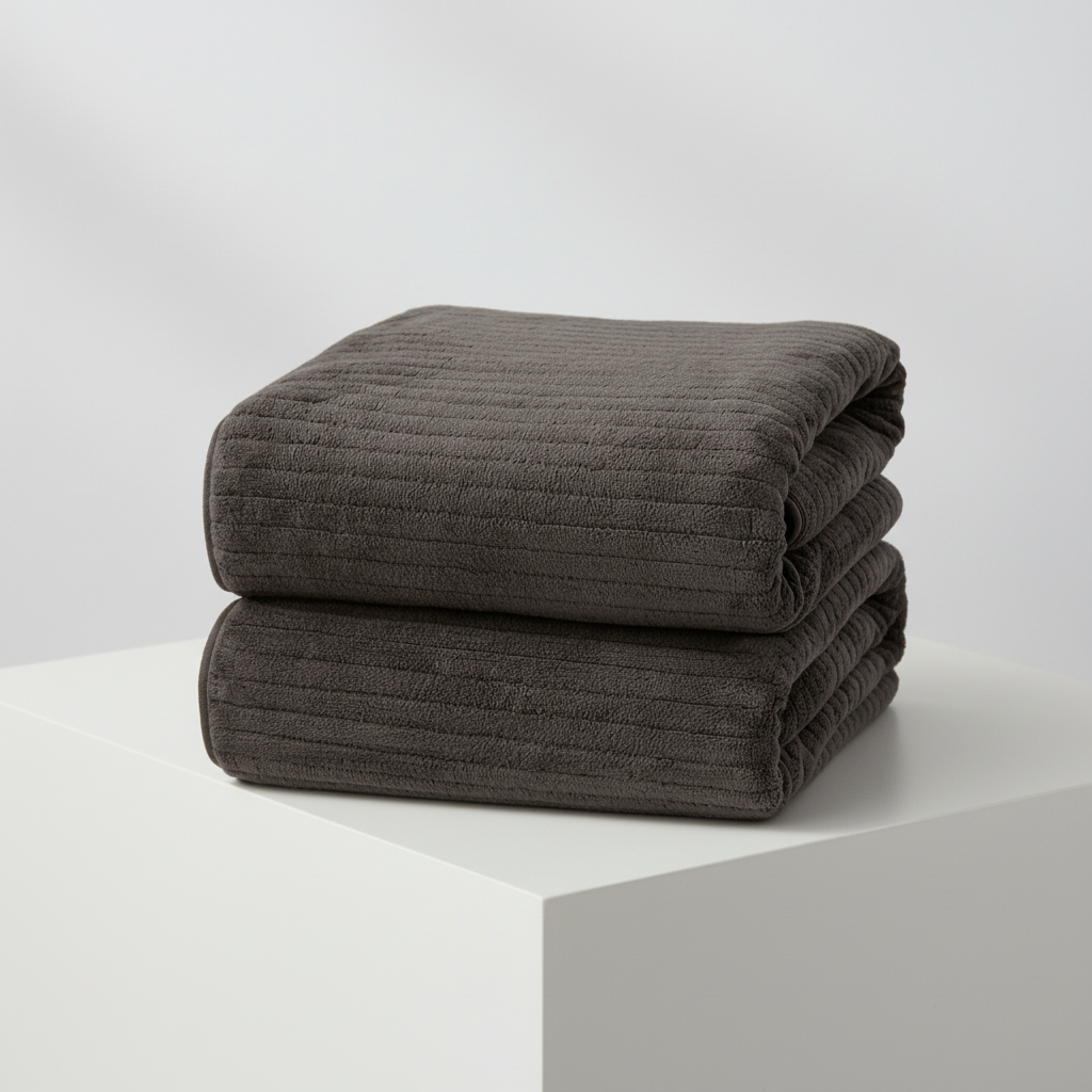 Luxe, zachte en absorberende extra grote microvezel badhanddoekenset, perfect voor een stijlvolle badkamer.