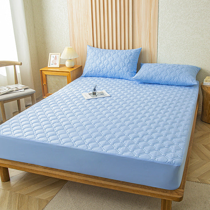 Kwalitatieve matrasbeschermer: waterdicht, gewatteerd, hypoallergeen en comfortabel.