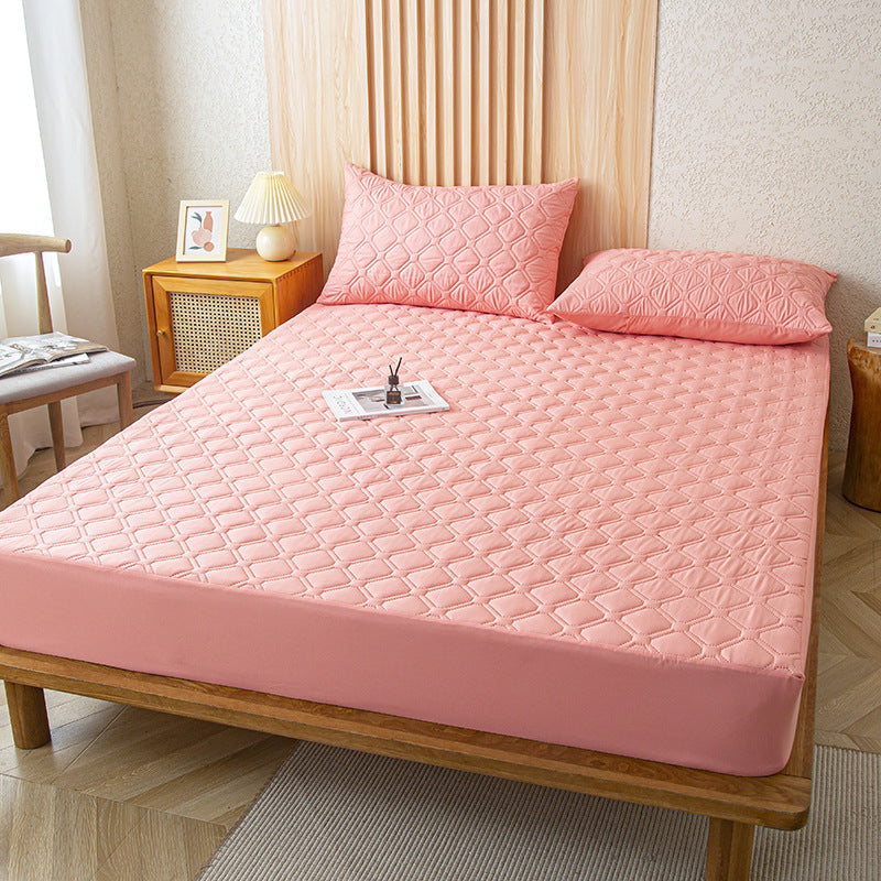 Optimale bescherming en comfort met deze luxe gewatteerde waterdichte matrasbeschermer.