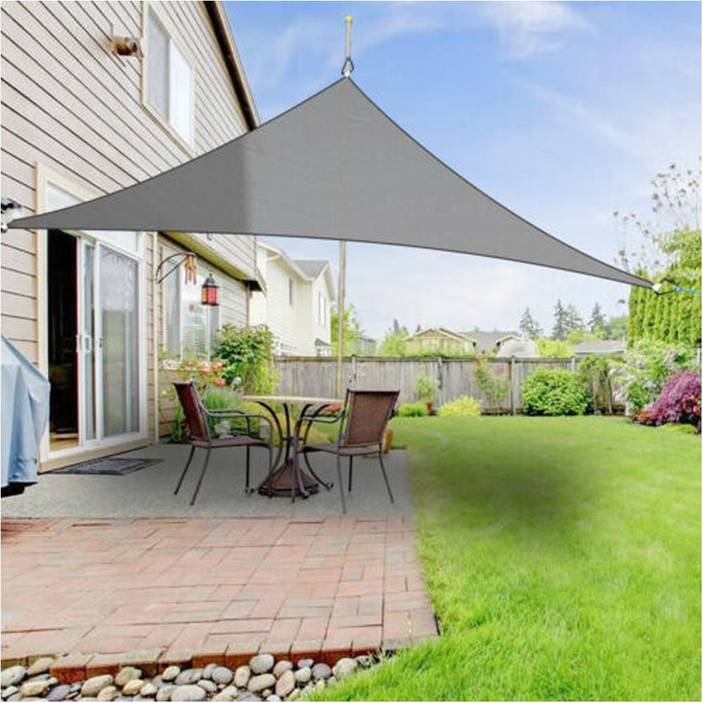 Rechthoekig beige tuindoek, perfect voor zonwering op terras of balkon. Waterafstotend en UV-bestendig.