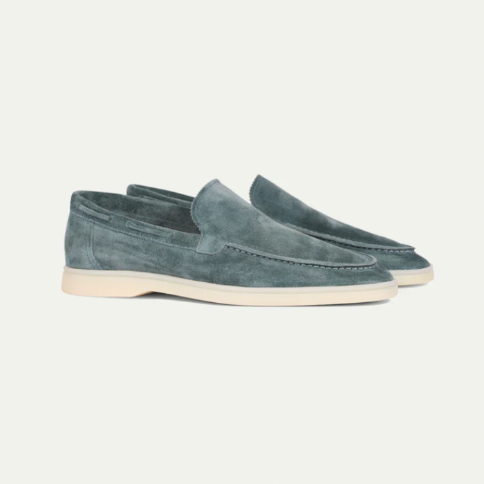 Formele heren instap loafers, luxe handgemaakte schoenen, ideaal voor een elegante en complete outfit.