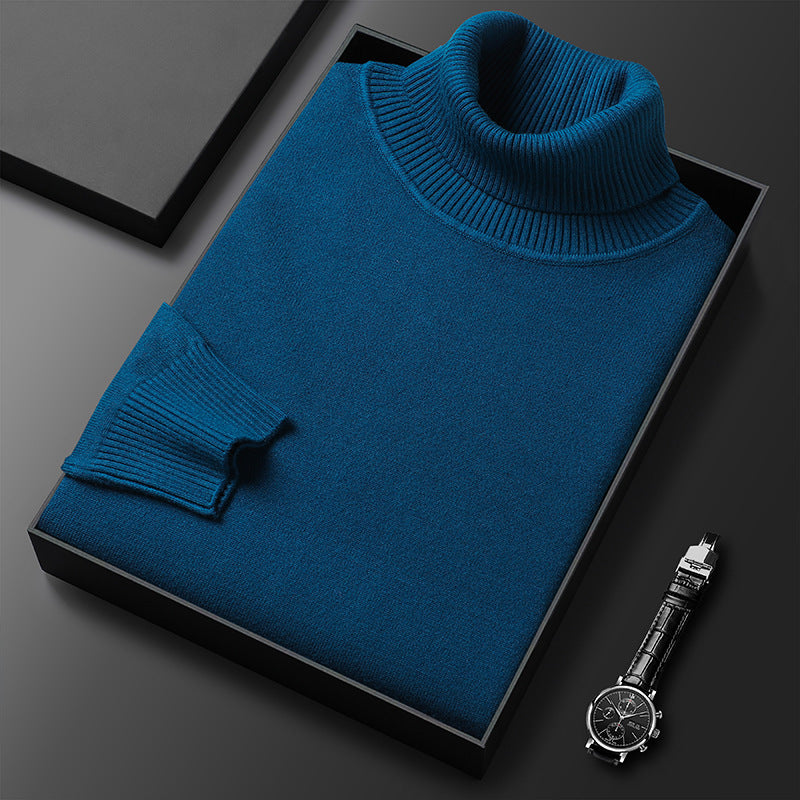 Essentiële heren coltrui, luxe trui voor de winter. Stijlvolle warme kleding voor elke man.