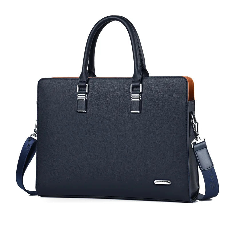 Zwarte heren laptoptas Portaro. Duurzame laptop tas voor zakelijk gebruik en dagelijkse pendel.