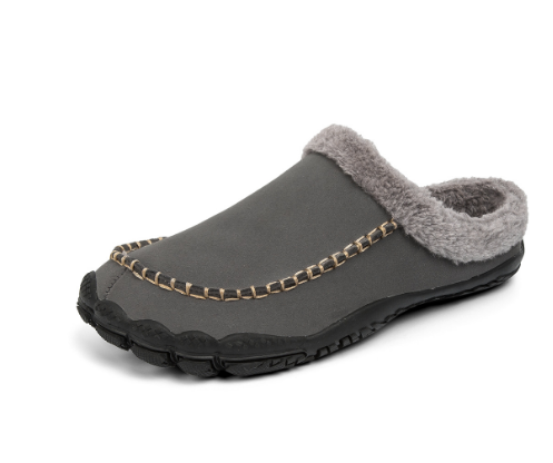 Zachte en comfortabele heren pantoffels LUXE. Binnenhuis schoenen voor warme voeten, antislip.