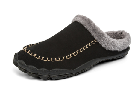Heren pantoffels LUXE in blauw, comfortabel en antislip. Perfecte binnenhuis schoenen voor warme voeten.
