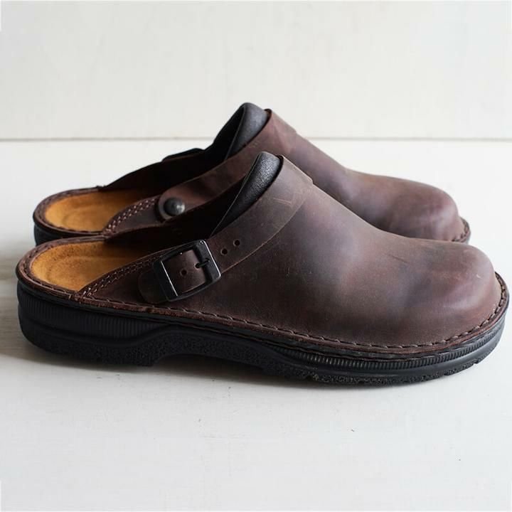 Hoogwaardige lederen Elias herenslipper, duurzaam en modieus voor de zomer.