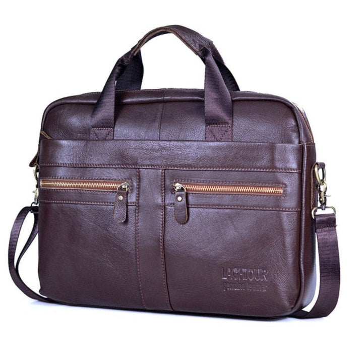 Comfortabele Victor laptoptas voor heren, verstelbare schouderband, perfect voor dagelijks gebruik.