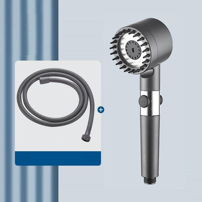 Waterbesparende turbo douchekop met meerdere standen voor een luxe douche-ervaring, ideaal voor badkamer.