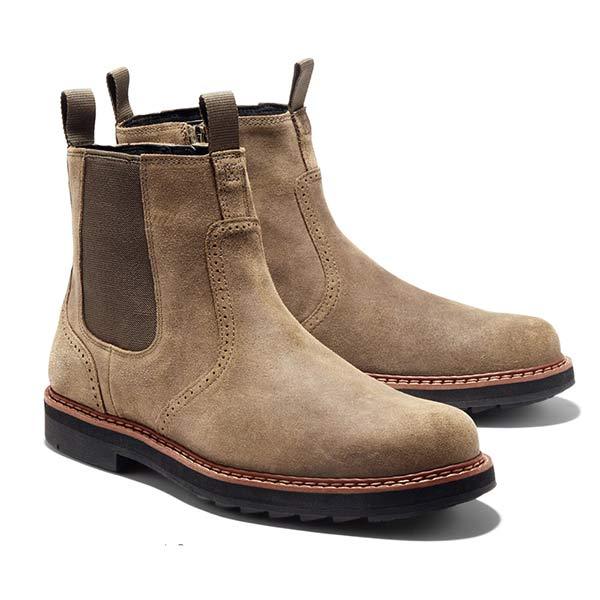 Luxe Trendy Heren Chelsea Boots James. Stijlvolle zwarte instaplaarzen voor een tijdloze, elegante look.