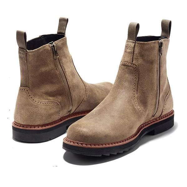 Elegante leren heren Chelsea boots James. Modieuze zwarte herenschoenen, perfect voor zakelijk en casual.