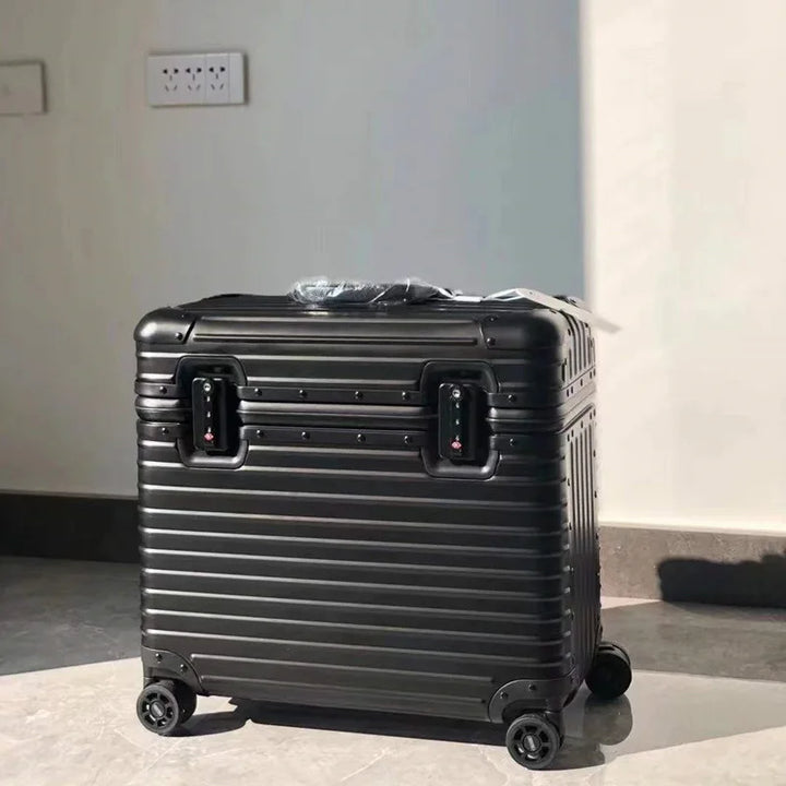 Monaco aluminium-magnesium reiskoffer, hardcase met TSA slot en duurzame spinnerwielen.