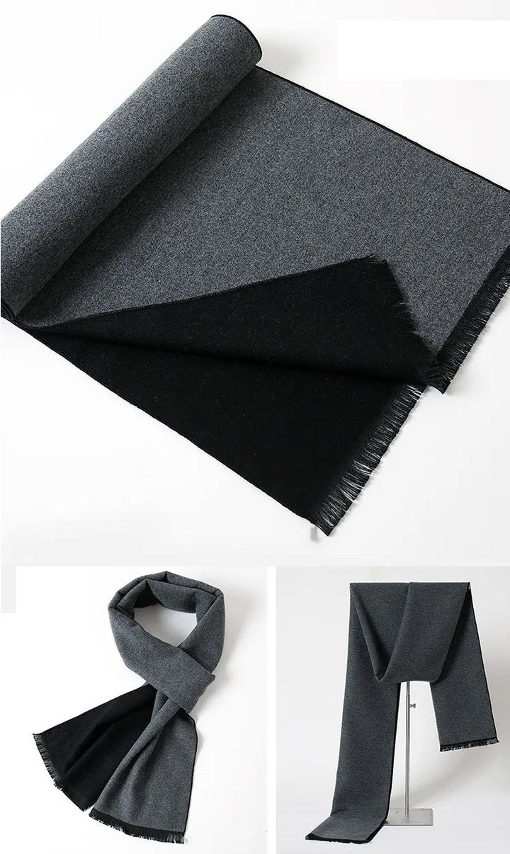 Comfortabele kasjmier sjaal met ruitpatroon, ideaal voor een stijlvolle en warme winter.