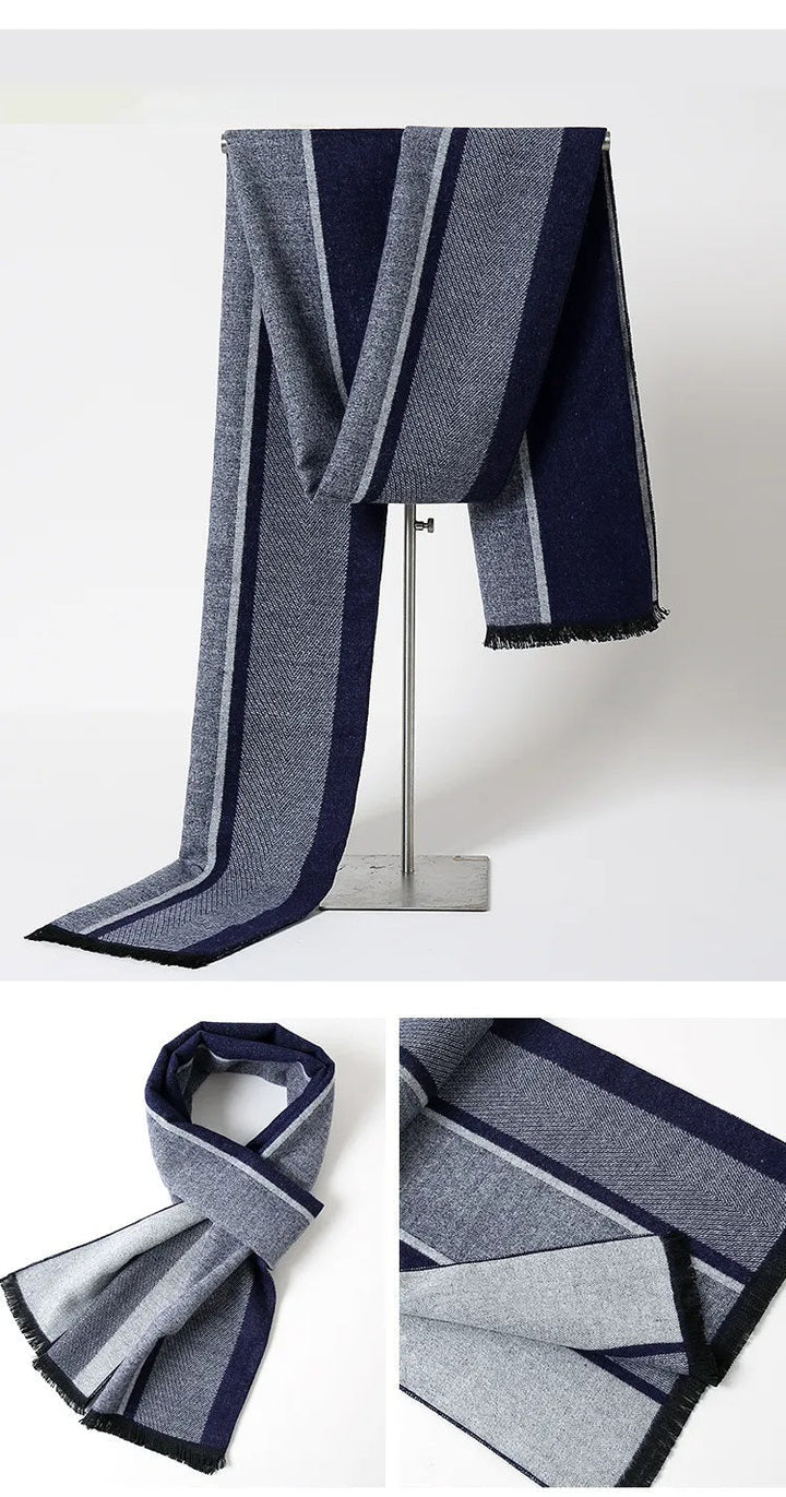 Deze modieuze kasjmier sjaal met ruitpatroon is de ultieme winterse statement piece.