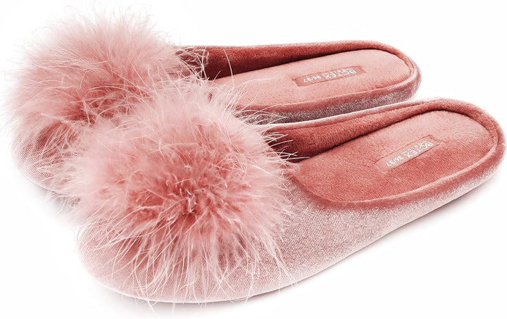 Luxe VelvetEase dames pantoffels met geheugenschuim voor ultiem comfort. Zachte, warme voeten gegarandeerd.