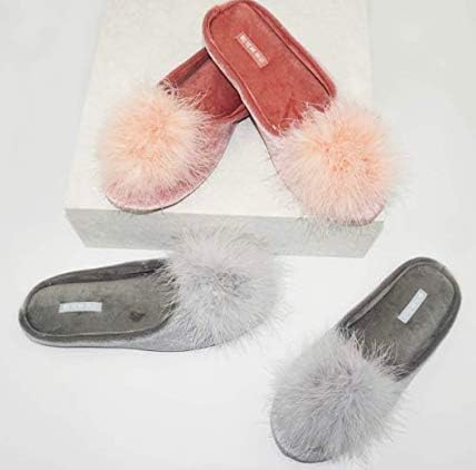 Stijlvolle dames pantoffels van fluweelzacht velvet met geheugenschuim. Perfecte luxe huisschoenen.