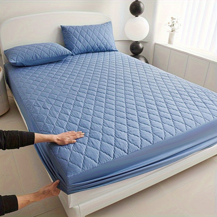 Verleng de levensduur van uw matras met deze ademende, waterdichte en gewatteerde beschermer.