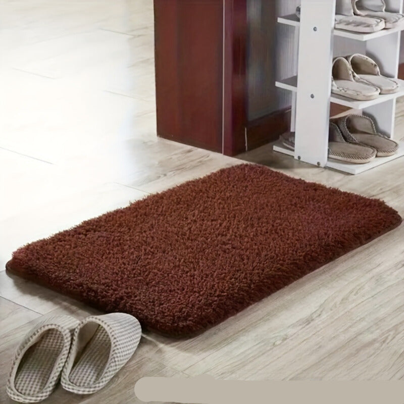 Geometrische antislip badmat Serenity, brengt luxe en zachtheid in elke badkamer.
