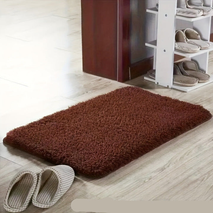 Geometrische antislip badmat Serenity, brengt luxe en zachtheid in elke badkamer.