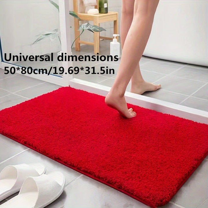 Zachte en veilige badmat, antislip en duurzaam polyester voor langdurig comfort.