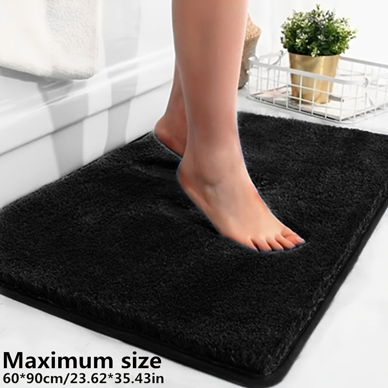 Geometrische zachte badmat Serenity, antislip en perfect voor badkamerdecoratie.