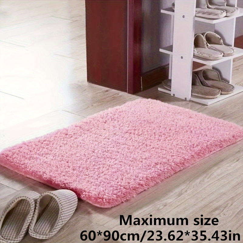 Zachte polyester antislip badmat, geometrisch patroon voor een stijlvolle badkamer.