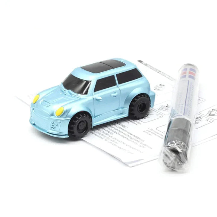 Coole Mini Cooper speelgoedauto. WonderWheeler met lijnvolgende technologie, interactief voor elk kind.