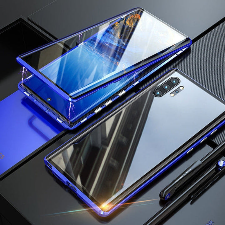 Magnetische glazen Samsung hoesje: Volledige bescherming voor je smartphone. Duurzaam, stijlvol accessoire.