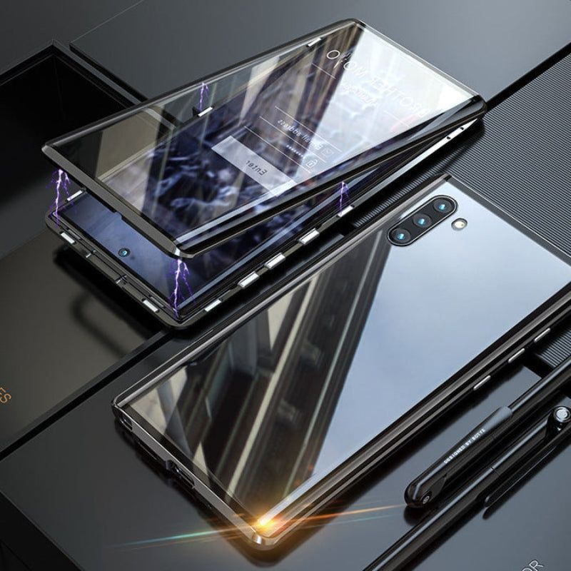 Fortiq magnetisch Samsung hoesje: Full-body glazen beschermhoes voor optimale smartphone veiligheid.