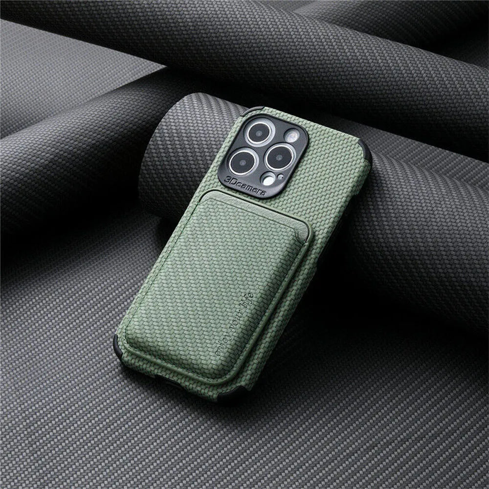 Multifunctioneel MagSafe iPhone hoesje met portemonnee en kaart houder; essentieel telefoon accessoire voor uw iPhone.