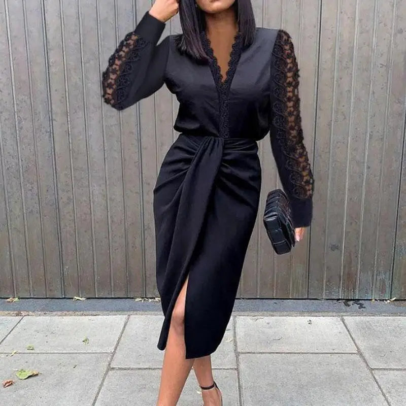 Dames Jurk Met Split: Elegantie en Comfort voor Elke Gelegenheid