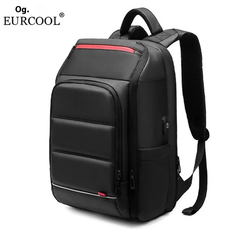 Unisex Anti-Diefstal Laptoprugzak met USB Oplaadpoort