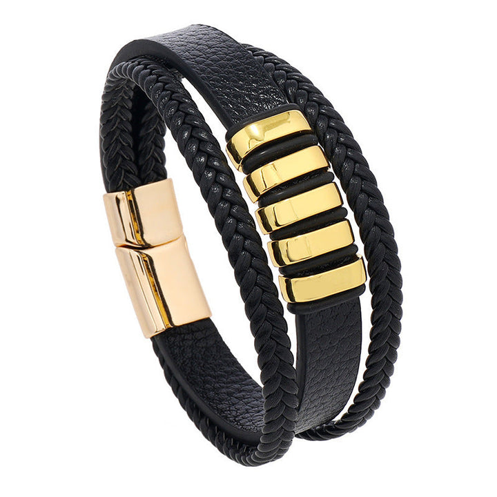 Perfect cadeau: een elegante herenarmband met magnetische sluiting, ideaal voor de stijlvolle man.
