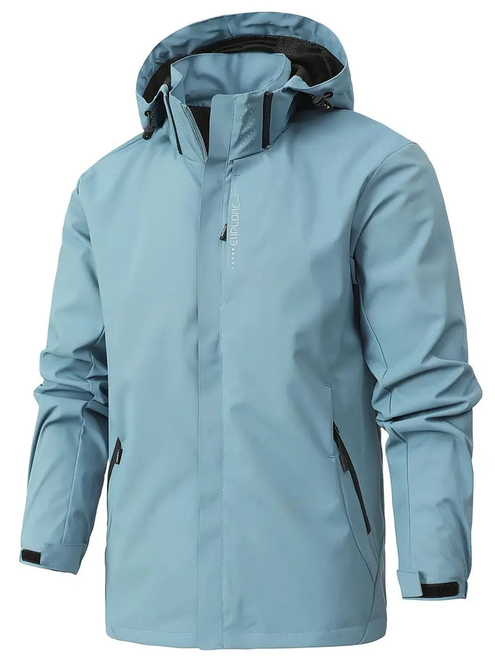 Comfortabel lichtgewicht mannen regenjack, waterdicht en ademend voor alle weersomstandigheden.