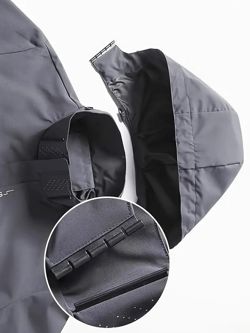 Veelzijdig heren jack, waterdicht en lichtgewicht, geschikt als buitenkleding voor lente, zomer en herfst.